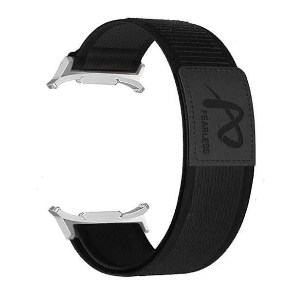Nylonflätad klockarmband för Samsung Galaxy Watch Ultra 47mm - Svart