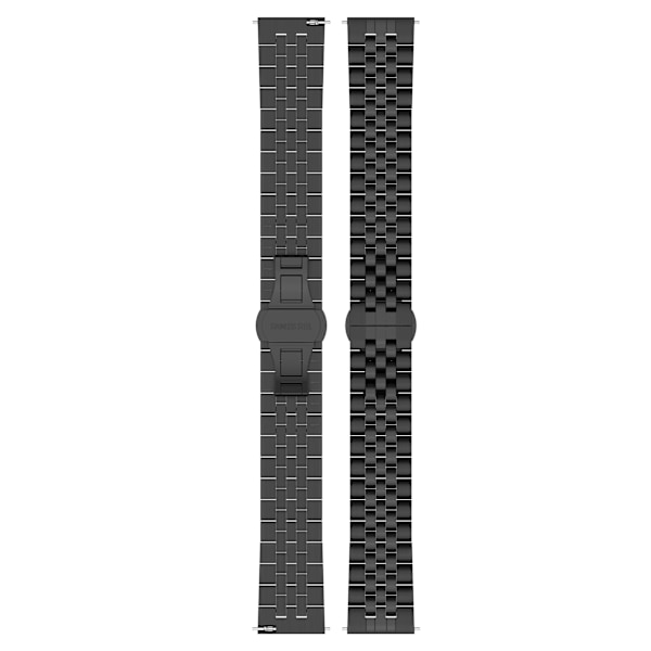 Google Pixel Watch3 45 mm rem i rustfrit stål Svart Sort