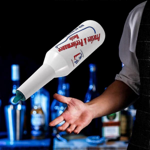 Professionel Flair Bartending Øveflaske - Hvid
