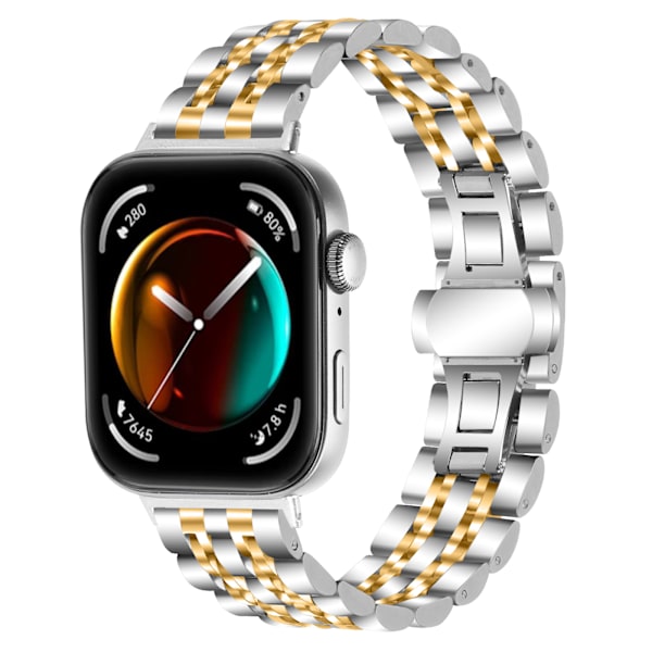 Huawei WatchFit 3 Smartwatch-rem med syv-perle stållænke