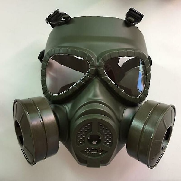 Respirator Taktisk Svart Gasmask Militär Stil Ansiktsskyddsmask Utomhus