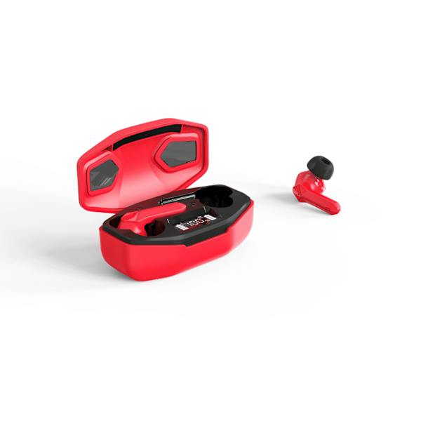 Nya Trådlösa Bluetooth Gaming Headset i Privat Läge (Röd),