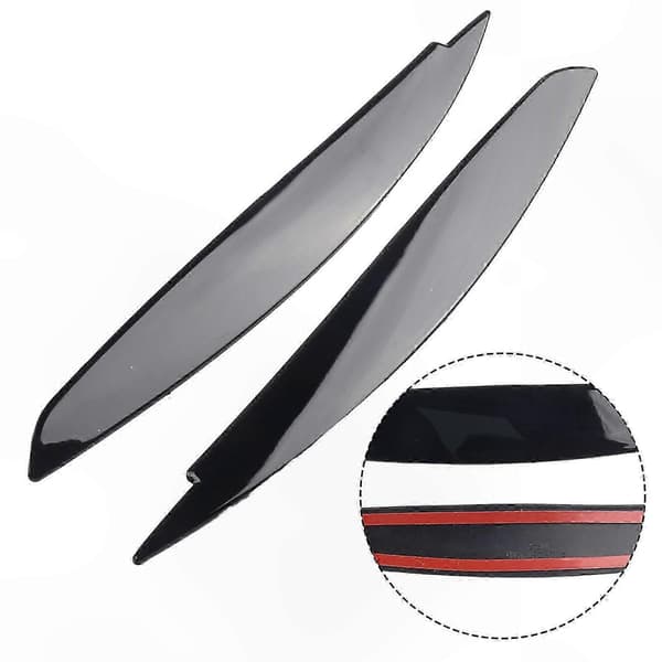 2-pack Svarta Ögonlock för Strålkastare till 1-serie E87 E88 E81 E82 Bilstyling Trim 2008-2013