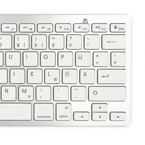 Desktop-tastatur 78 taster tysk layout flydende knap til pc