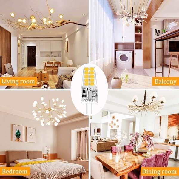 AC og DC flash universal g4 lampe perle patch 20 krystal lampe perler silikone led lampe