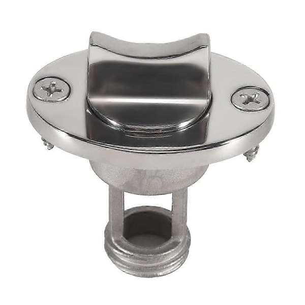 Bådafløbsventil i rustfrit stål, prop til drænhul, marinejolle, garboard-hardware, bådtilbehør Silver  Red