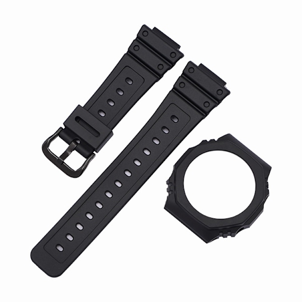 TPU klockarmband för Casio GA-2100/2110 - Svart
