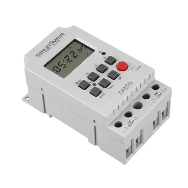 Sinotimer Tm630s-4 12v Sekundtimer Strömbrytare Stor Skärmkontroller
