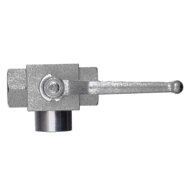 Højtryks 3-vejs hydraulisk kugleventil 1/2 tomme NPT hun L-Boring KHB3K