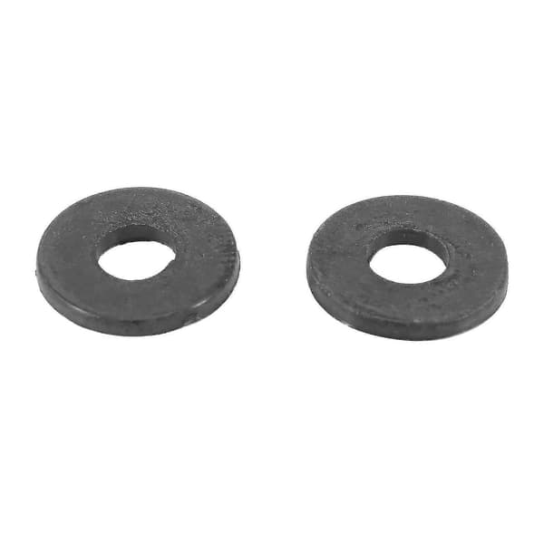 M4 x 10 mm sorte nylon skiver afstandsstykker til gør-det-selv befæstelse 100 stk.