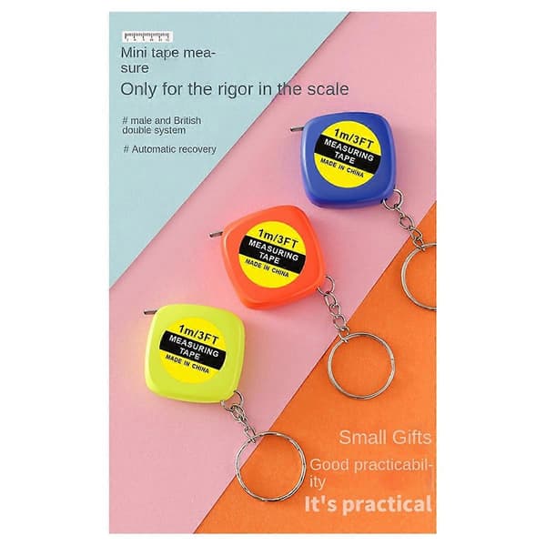 Mini Måttband med Gratis Stålmåttband