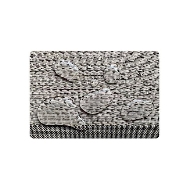 5-osainen eurooppalaistyylinen PVC-punottu tabletti, antibakteerinen ja homeenesto tabletti, liukumaton länsimainen tabletti, lämpöä eristävä tabletti (luonnonvalkoinen)