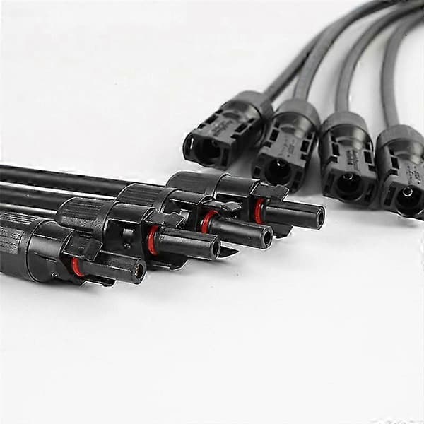 Solarkabel 4 til 1 stikadapter til solcellepaneler