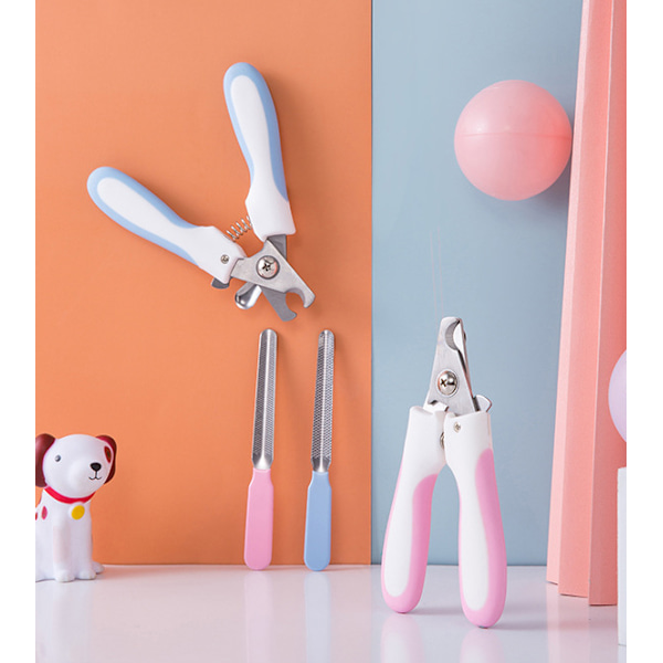 Kæledyrsrengøringsværktøj Kæledyrspleje Negleklippere Lille Pink Kaninører