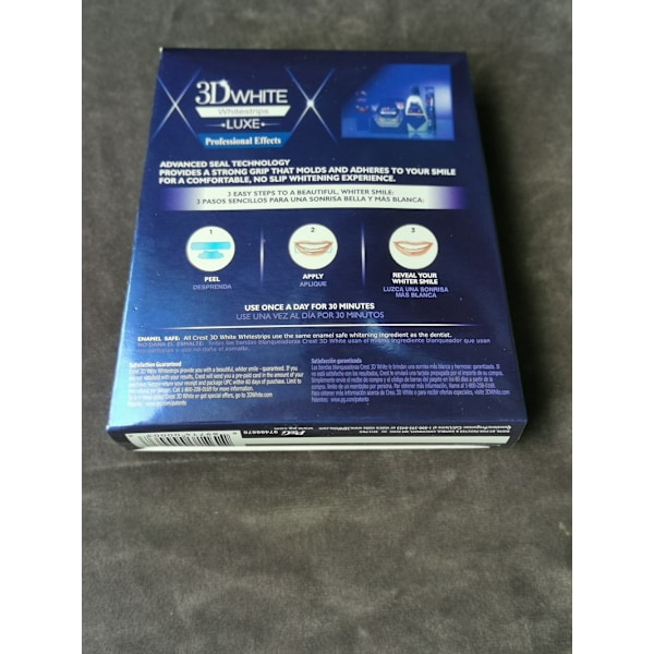 3D White Tandblegningsstrips Professionel Effekt Tandblegning 20 poser 40 strips