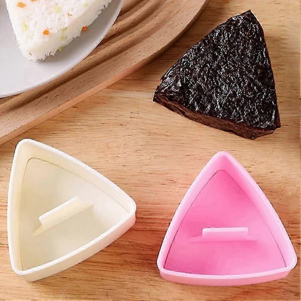 Onigiri-form, stor risformssats, non-stick risform för barnlunch, kök, bärbar risbollsmaskin B-Good