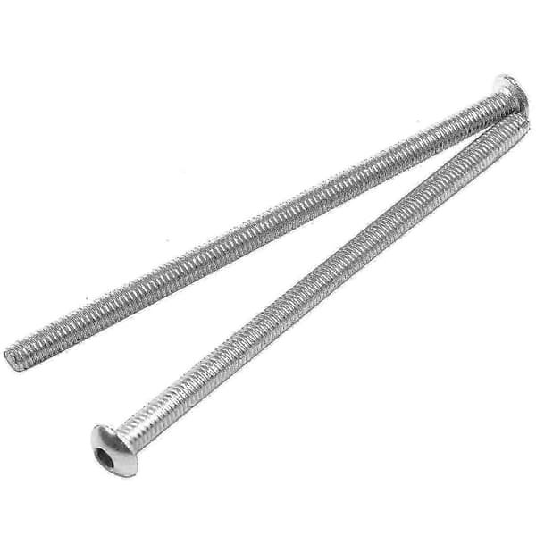 Knaphovedskruer M4 x 80mm Rustfrit Stål Unbrakonøgle - 10 Pak
