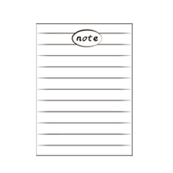 Anteckningsblock, meddelandematerial, denna serie, icke-självhäftande memopapper (anteckningar * 2 st)