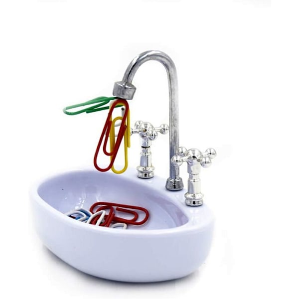 Papirclips Holder, Badeværelsesvask Design, Hjemmekontor Indretning - Skrivebords- eller Bordbeholder