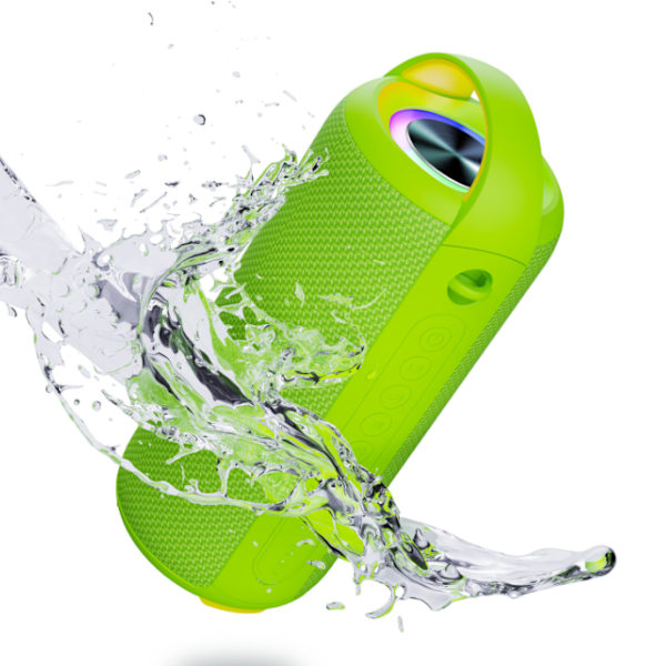 Tehokas Bluetooth-kaiutin, suurikokoinen kannettava ulkokäyttöön tarkoitettu vedenpitävä kortti kotiin (vihreä),