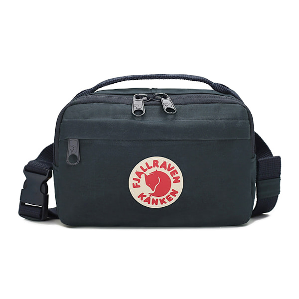 Naisten Miesten Pieni Canvas Vyölaukku Fanny Pack Vyölaukku Dark Blue
