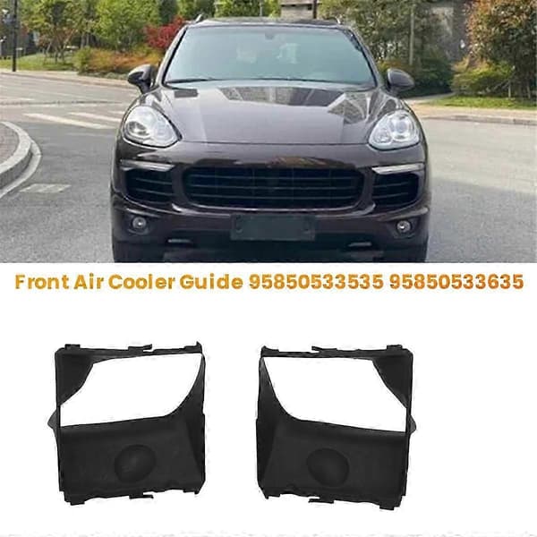 1 par front radiator luftkøler guide til Porsche Cayenne 11-18