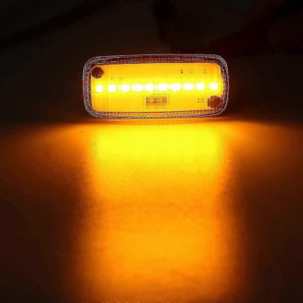 Dodge Caliber Nitro LED sidemarkeringslys til Chrysler 200 300c Sebring Lancia sort black