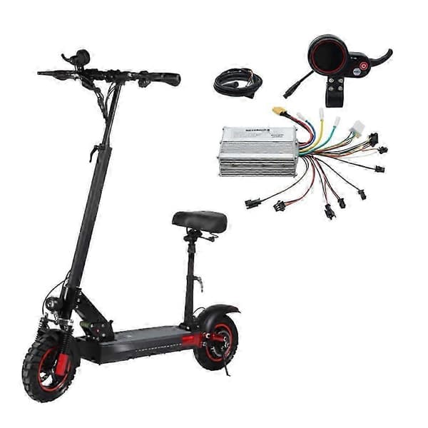 48V 20A Elektrisk Scooter Controller Dashboard Kit med TF-100 Display Scooter til Elektrisk Scooter P sølvsort silverblack