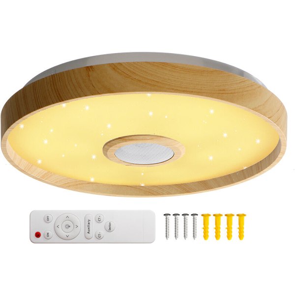 LED Musik Taklampa 124 LED 34CM RGB WiFi Kontroll