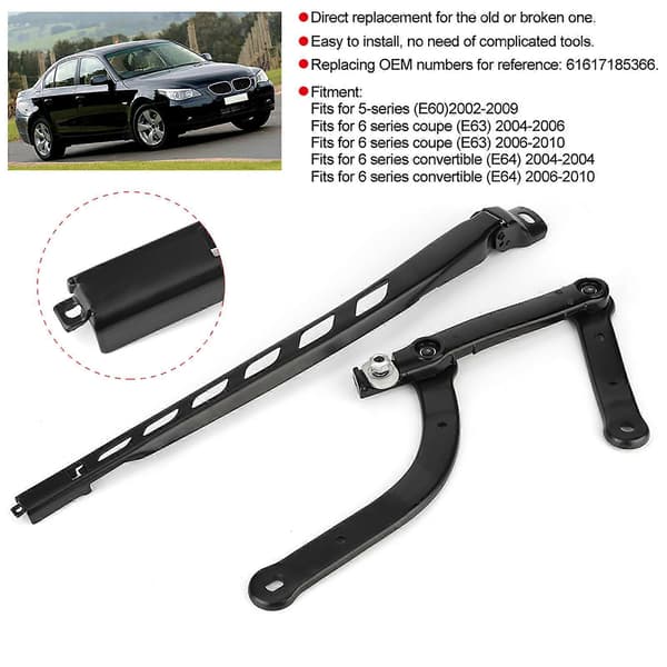 Vindrutetorkararm fram höger 61617185366 Bildelar passar för E60 E63 E64