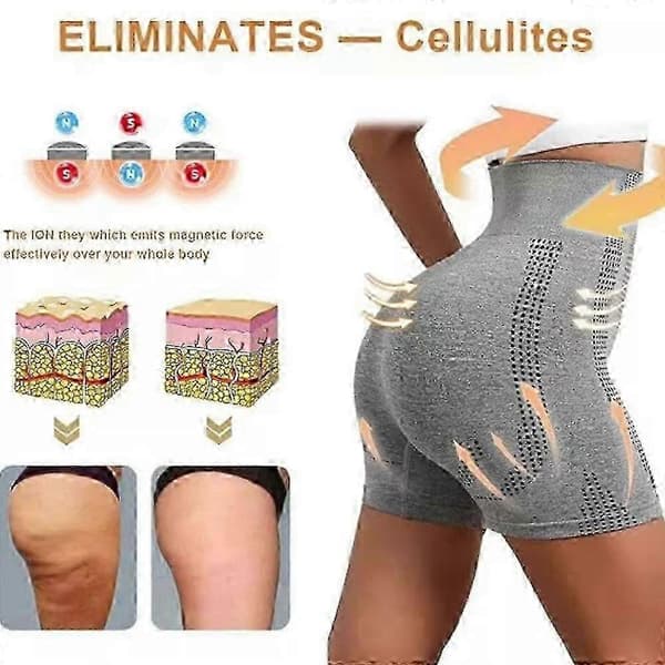 Formande shorts med is-silke jonfiber och vibration