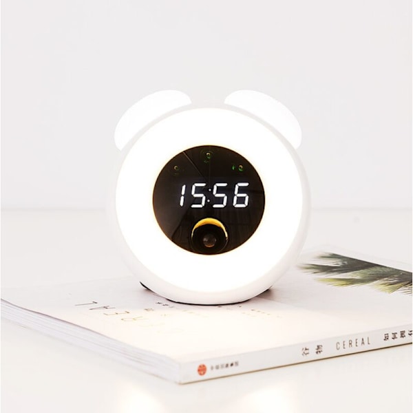 Kreativ LED elektronisk liten väckarklocka sovrum sängklocka