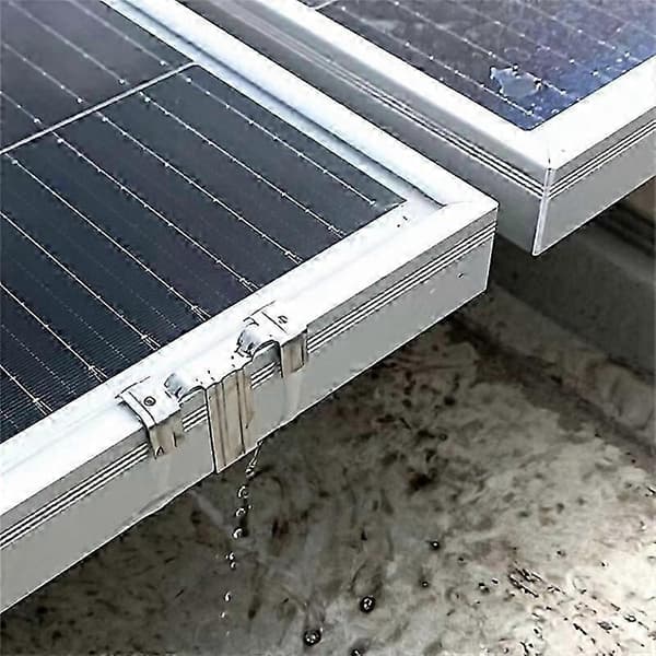 20 STK. Fotovoltaisk Panel Drænspænde Overfladeplade Solpanel Vanddrænklips til Solpanel