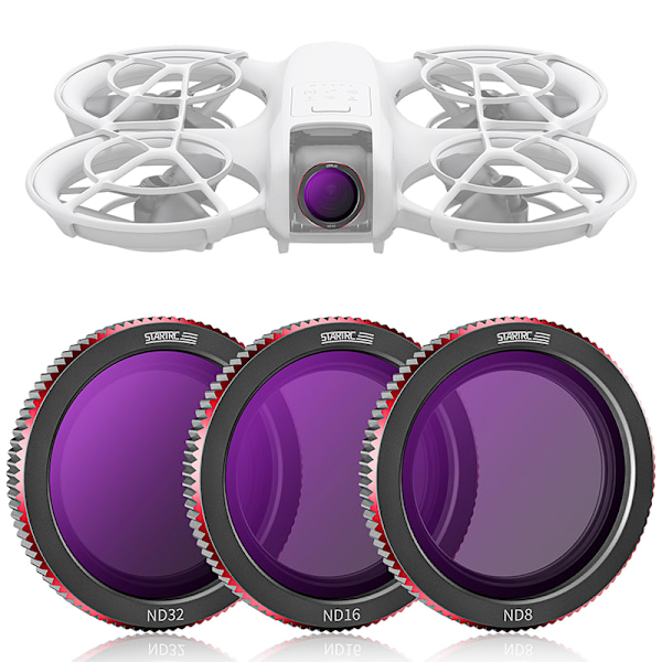DJI Neo filtersæt med CPL, ND8, ND16, ND32 filter