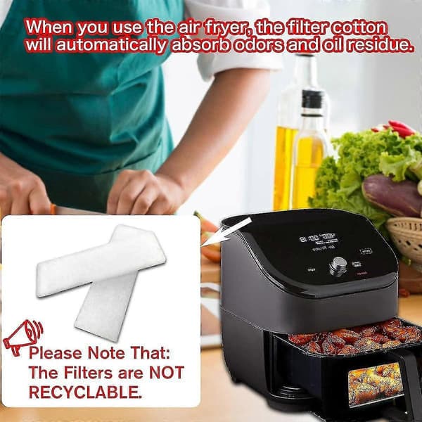 Airfryerfiltre kompatible med Instant Vortex Plus 6QT Model