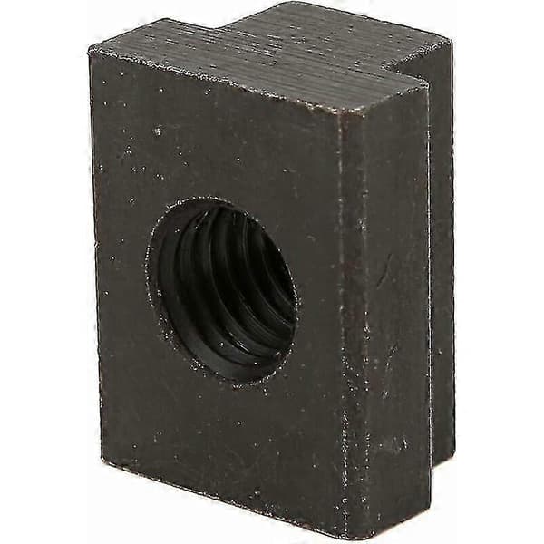 5 st M12 T-spårsmutter, T-spårsmuttergänga, med svart oxidfinish