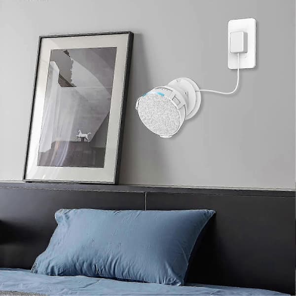 Väggfäste för smart högtalare för Echo Pop med kabelhantering White
