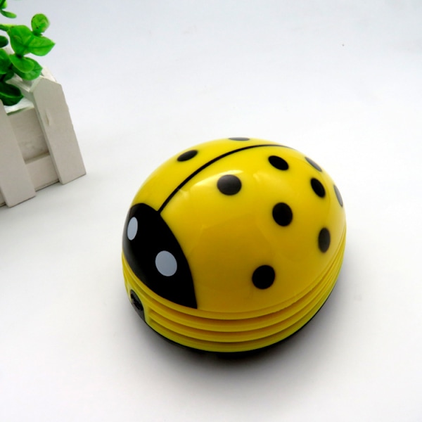 Mini Bærbar Støvsuger Hjemme Mini Desktop Tastatur Bille Støvsuger (Gul),