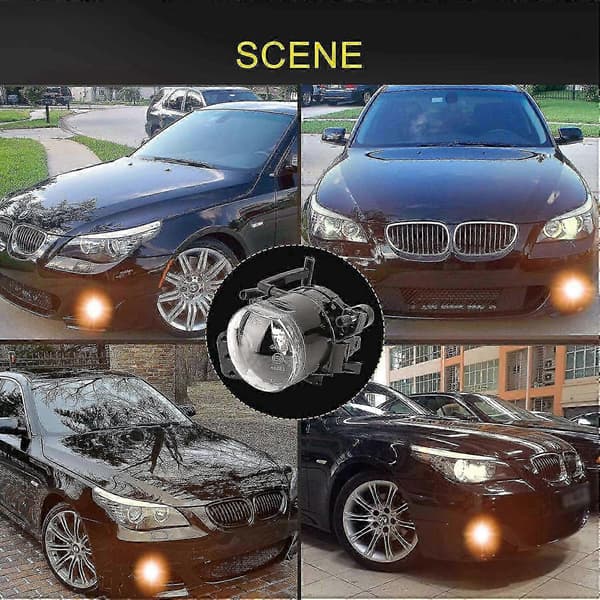 BMW E60 E90 E92 E93 etupuskurin sumuvalon kuori, ei sisällä polttimoa, musta black