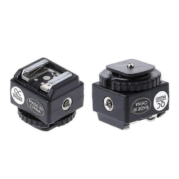 C-N2 Hot Shoe Converter Adapter PC Sync Port Kit til Nikon Flash til kamera