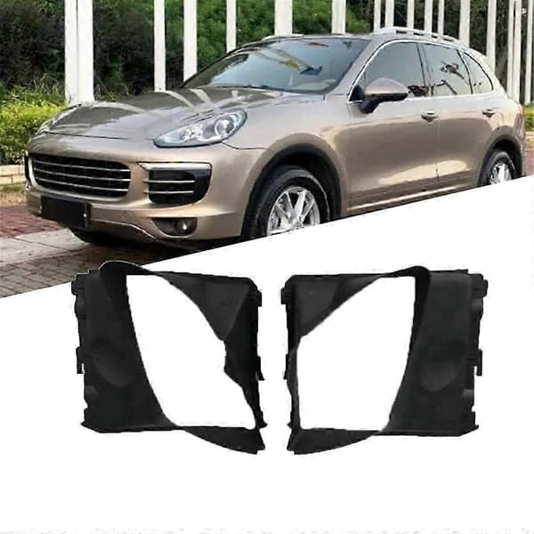 1 par front radiator luftkøler guide til Porsche Cayenne 11-18