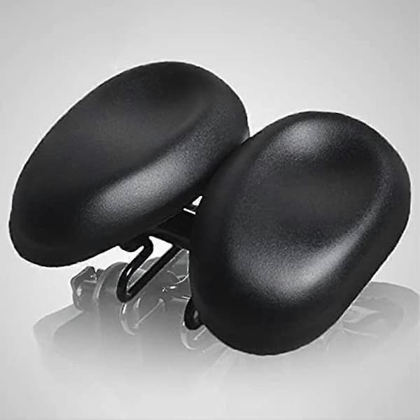 Blød næseløs cykelsadel - Dobbelt polstring til mænd og kvinder, ergonomisk design
