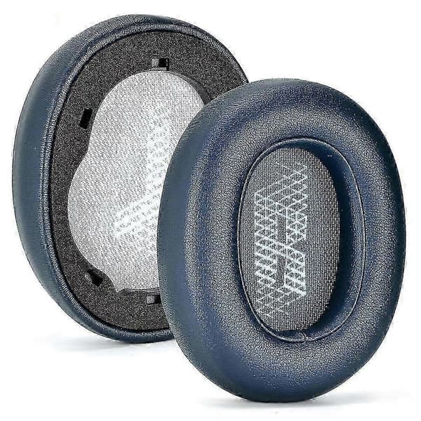 Skumöronkuddar kompatibla med JBL E65BTNC Duet NC Live650 BTNC hörlurar Blue