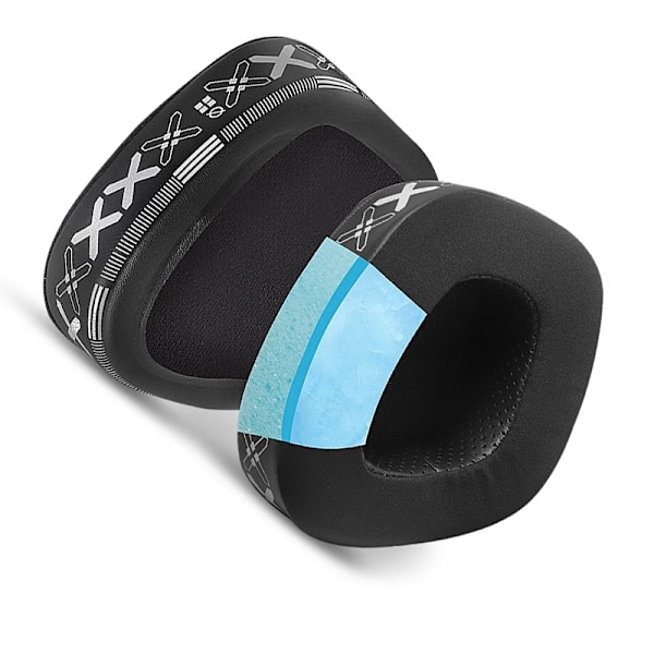 Viilentävät korvatyynyt Corsair VOID PRO RGB SE -kuulokkeille - Musta & Valkoinen