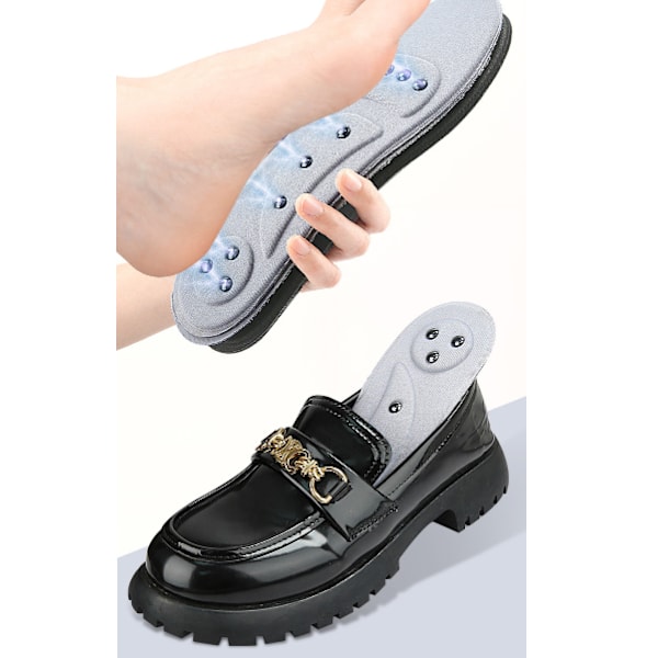 Yhdet Trim-to-Fit Arch Support -pohjalliset kenkiin, harmaa Grå S