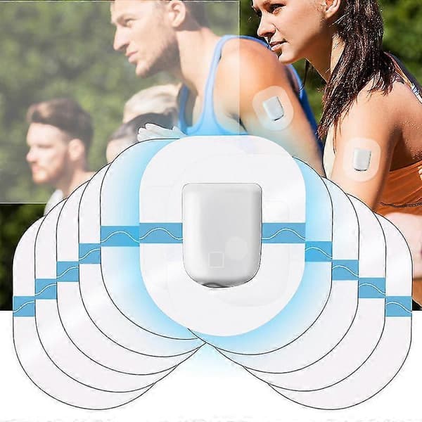 Duschvattentäta plåster för Omnipod - 36 stycken, blå G