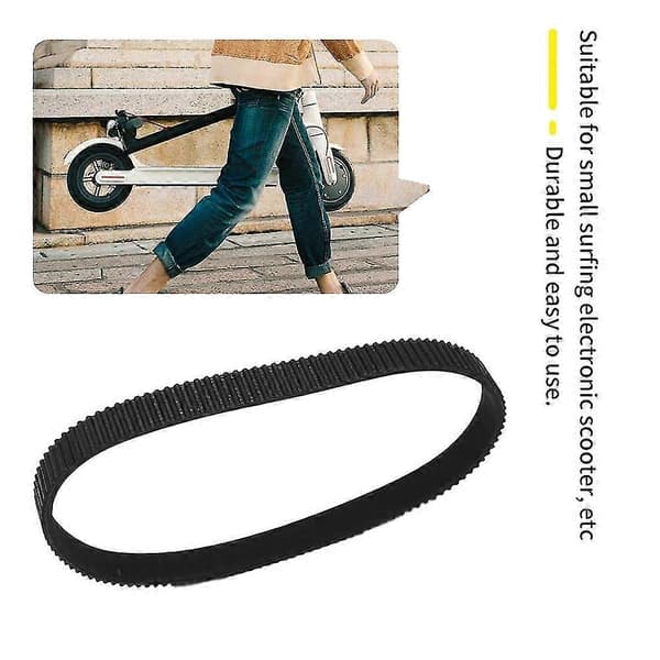 3 stk. 3m-384-12 drivrem til elcykel E-cykel scooter motorcykel sort Black
