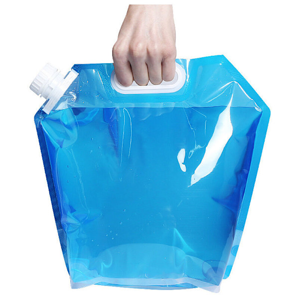2 st Utomhus Portabel Vikbar Vattenpåse, 5L*1, 10L*1