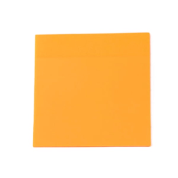 Gennemsigtige usynlige sticky notes (orange 5-pak)