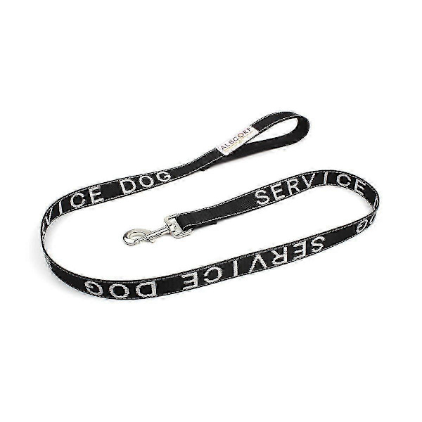 Broderet Servicedog-line til seler 1,2 meter